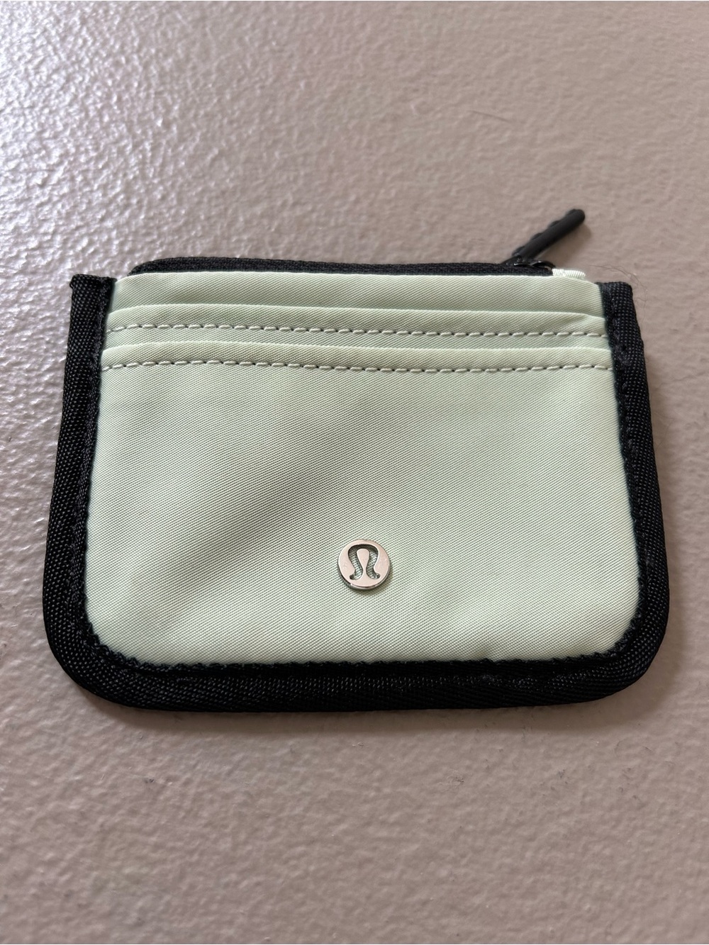 lululemon athletica Mint and Black Card Pouch